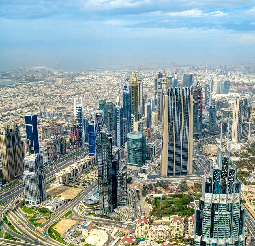 Dubai business hub